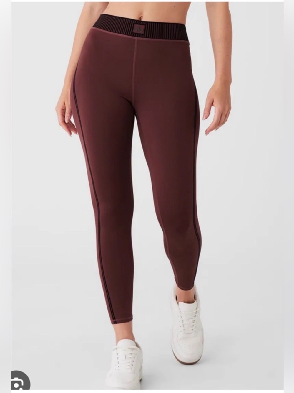 Alo 7/8th Line Up Legging, Dark Cola